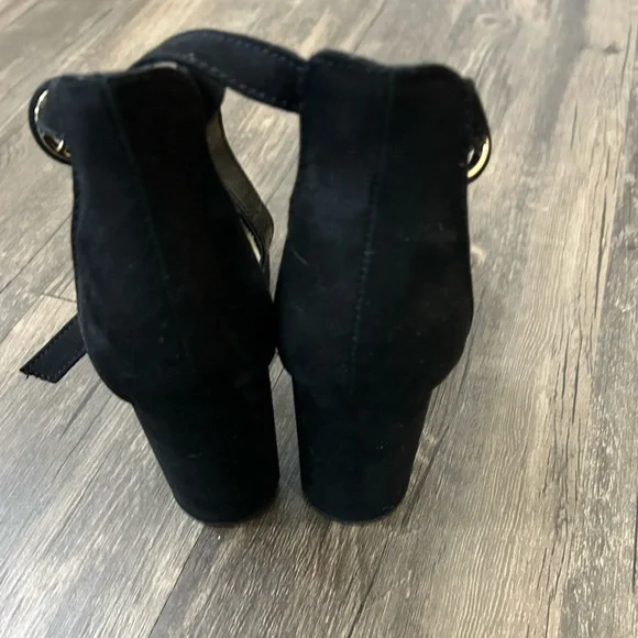 Lauren Conrad Black Ankle Strap Heels • Size 8.5 • Classic Y2K - Picture 5 of 5